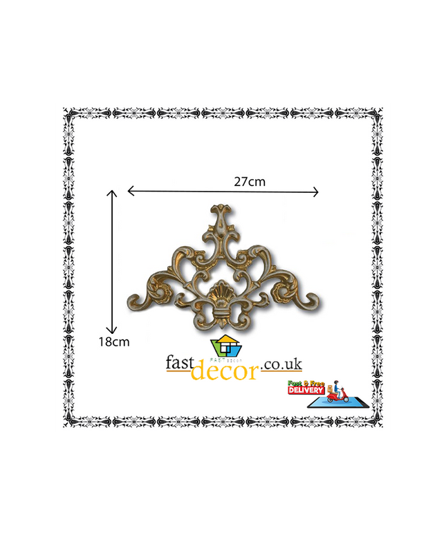 PALACE CORNER MOTIF - POLYSTYRENE - DGM23-P - PATINA 27*18cm