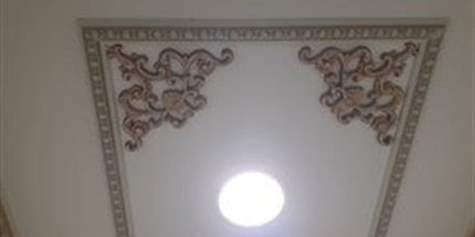 PALACE CORNER MOTIF - POLYSTYRENE - DGM23-P - PATINA 27*18cm