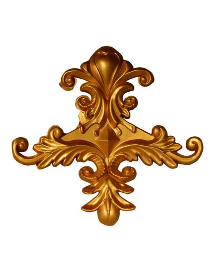 CORNER CEILING AND WALL MOTIF - POLYSTYRENE - DGM53-A - JOINT GOLD 13*13cm