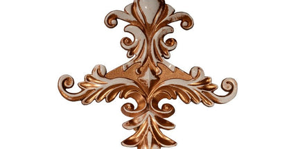 CORNER CEILING AND WALL MOTIF - POLYSTYRENE - DGM53-P- JOINT PATINA 13*13cm