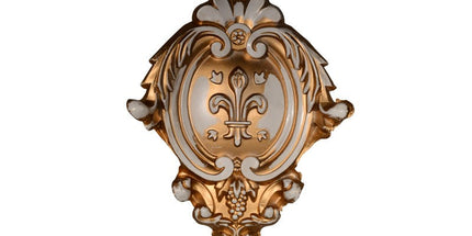 CORNER CEILING AND WALL MOTIF - POLYSTYRENE - DGM54-P- JOINT PATINA 17*13cm