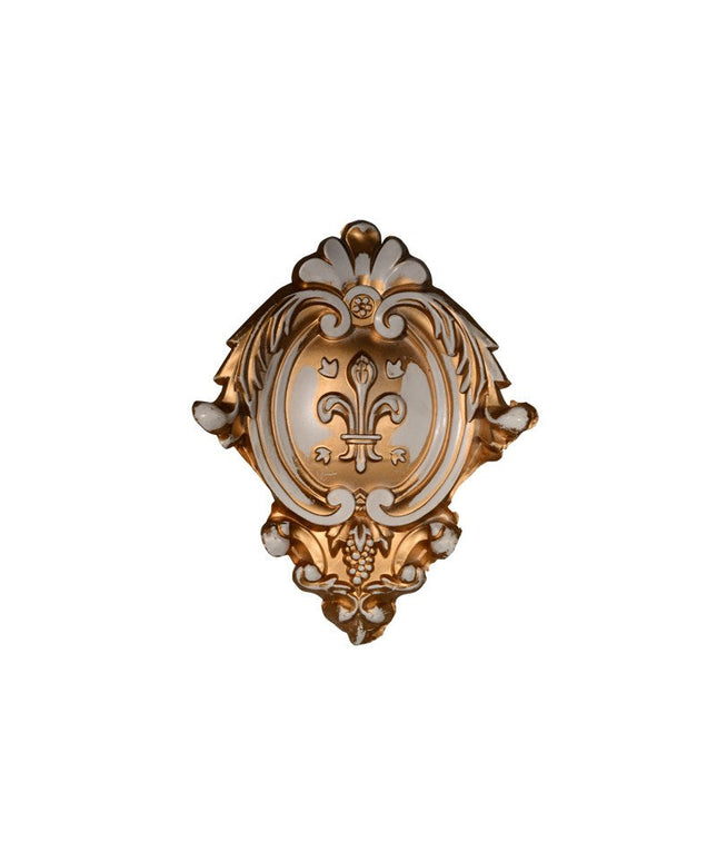 CORNER CEILING AND WALL MOTIF - POLYSTYRENE - DGM54-P- JOINT PATINA 17*13cm