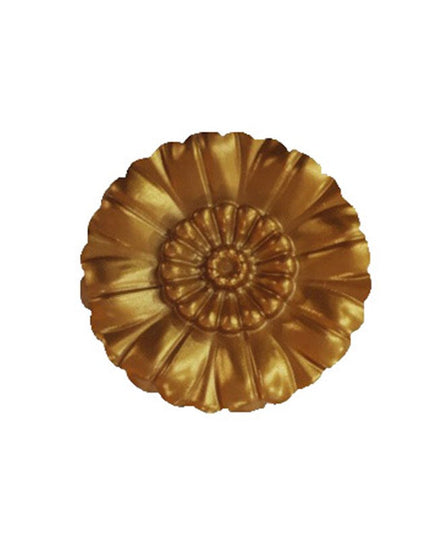 PALACE CEILING MOTIF - POLYSTYRENE - CIRCULAR - DGM59-A - SMALL DAISY GOLD 9cm