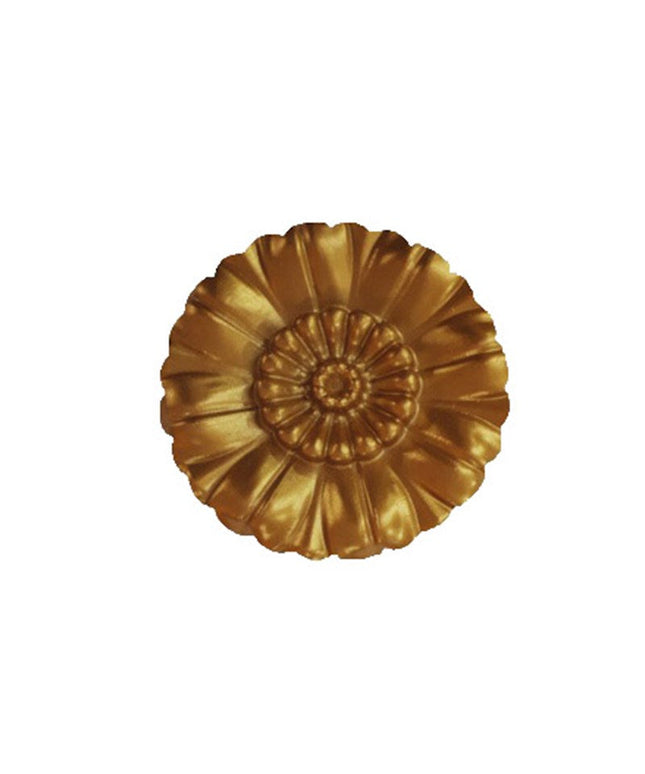 PALACE CEILING MOTIF - POLYSTYRENE - CIRCULAR - DGM59-A - SMALL DAISY GOLD 9cm