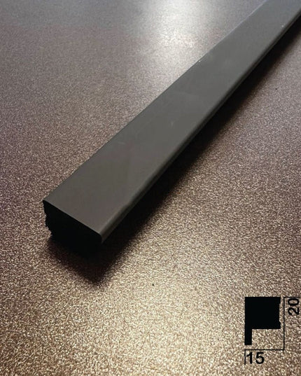 PANELING CORNER END FOR WALL AND CEILING DECORATION - POLYMER RAW MATERIAL - DV120-ANTKM 2cm