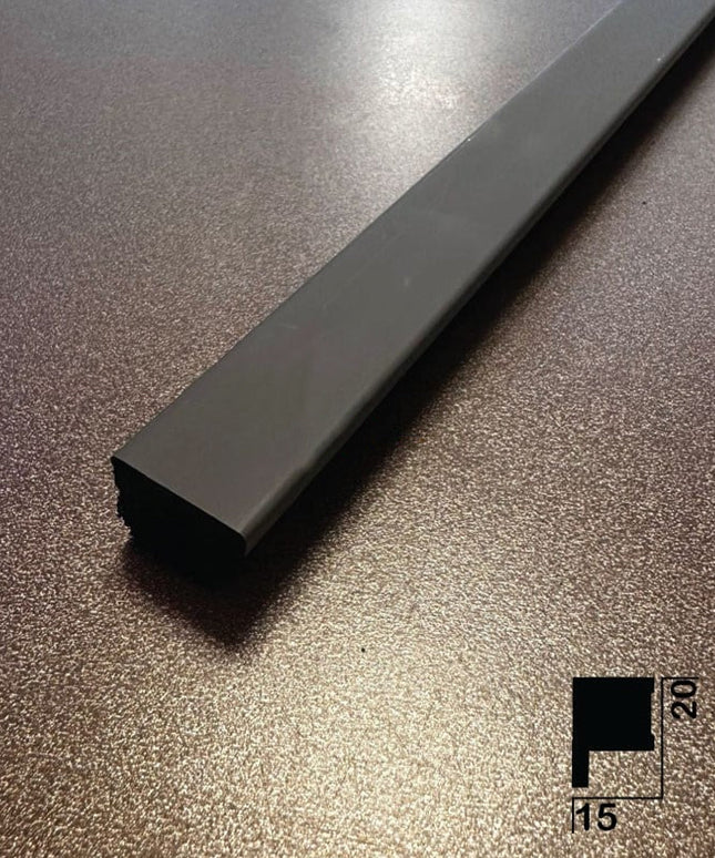 PANELING CORNER END FOR WALL AND CEILING DECORATION - POLYMER RAW MATERIAL - DV120-ANTKM 2cm