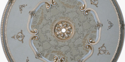 PALACE CEILING ROSE - POLYSTYRENE - DO150-P- CIRCULAR PATINA 150cm