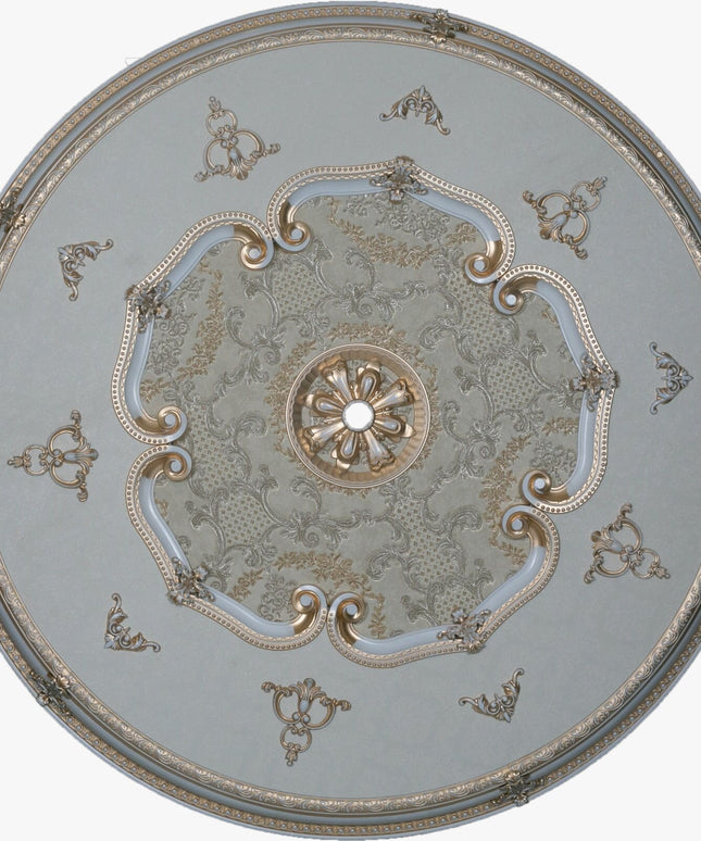 PALACE CEILING ROSE - POLYSTYRENE - DO150-P- CIRCULAR PATINA 150cm