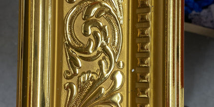 GOLD PALACE IVY COVING POLYURETHANE CORNICE MOLDING FINEST QUALITY - IVY GOLD DS120A 12cm