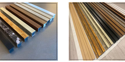 PAINTABLE PANELING FOR WALL AND CEILING DECORATION - POLYMER RAW MATERIAL - DV120-D2 12 cm