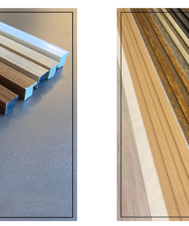 PANELING CORNER END FOR WALL AND CEILING DECORATION - POLYMER RAW MATERIAL - DV120-KCKM 2cm