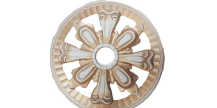 PALACE CEILING ROSE  - POLYSTYRENE - CIRCULAR - DGM25-P - PATINA 25*25cm