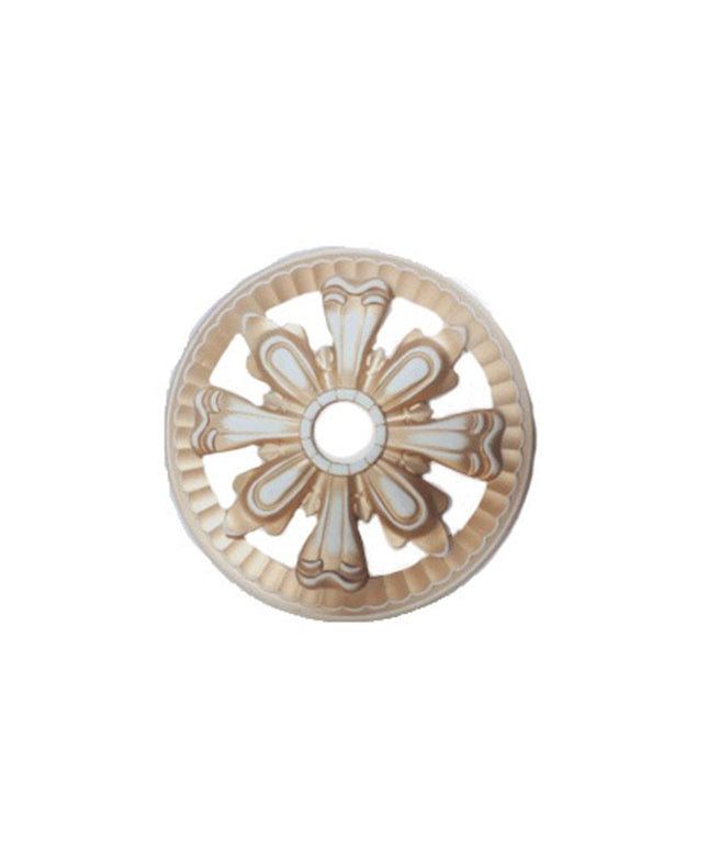 PALACE CEILING ROSE  - POLYSTYRENE - CIRCULAR - DGM25-P - PATINA 25*25cm