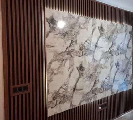 PANELING FOR WALL AND CEILING DECORATION - POLYMER RAW MATERIAL - DV120-AA 12 cm