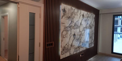 PANELING FOR WALL AND CEILING DECORATION - POLYMER RAW MATERIAL - DV120-CM 12cm