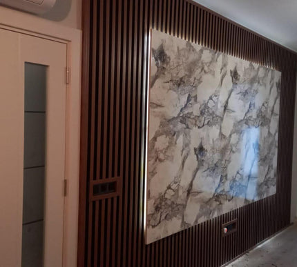 PANELING FOR WALL AND CEILING DECORATION - POLYMER RAW MATERIAL - DV120-CM 12cm