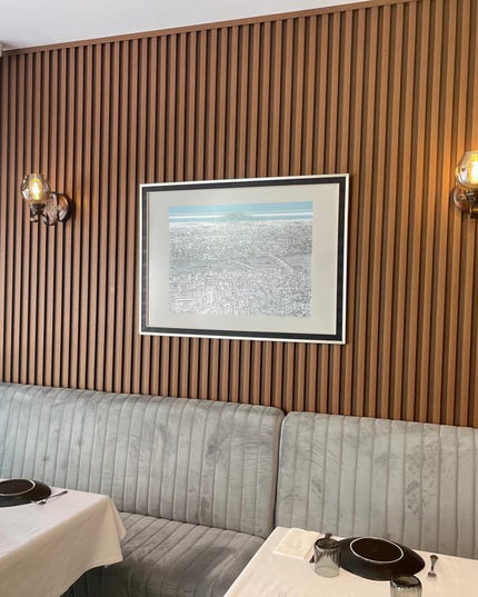 PANELING FOR WALL AND CEILING DECORATION - POLYMER RAW MATERIAL - DV120-CM 12cm