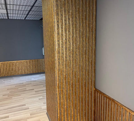 PANELING FOR WALL AND CEILING DECORATION - POLYMER RAW MATERIAL - DV120-AA 12 cm