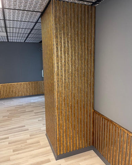 PANELING FOR WALL AND CEILING DECORATION - POLYMER RAW MATERIAL - DV120-AA 12 cm