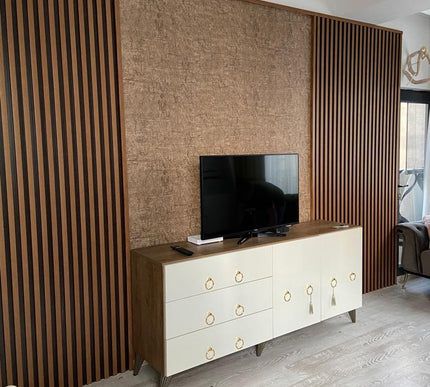 PANELING FOR WALL AND CEILING DECORATION - POLYMER RAW MATERIAL - DV120-CM 12cm
