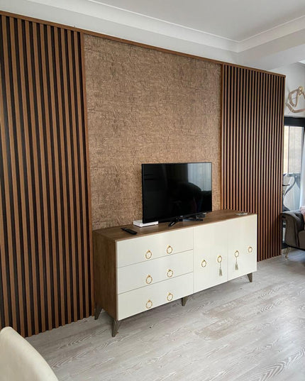PANELING FOR WALL AND CEILING DECORATION - POLYMER RAW MATERIAL - DV120-CM 12cm