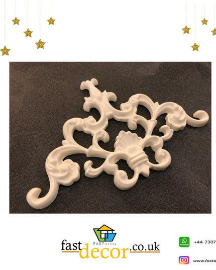 PALACE CORNER MOTIF - POLYSTYRENE - DGM23-D2 - PAINTABLE  27*18cm