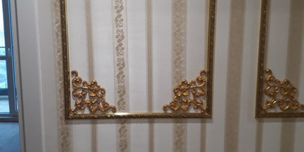PALACE CORNER MOTIF - POLYSTYRENE - DGM24-A GOLDEN 41*26cm