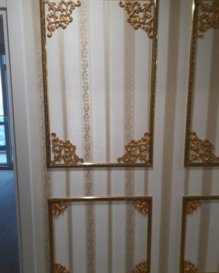 PALACE CORNER MOTIF - POLYSTYRENE - DGM24-A GOLDEN 41*26cm