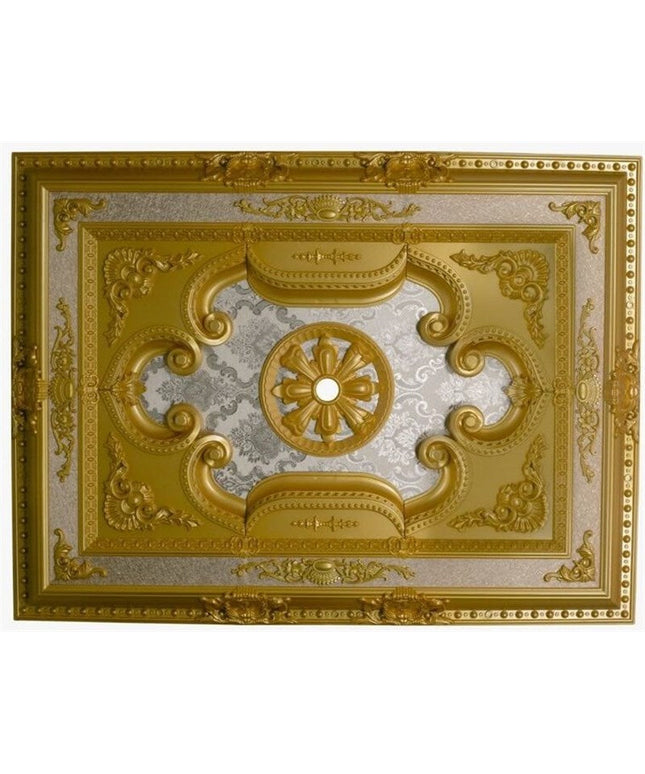 PALACE CEILING ROSE - POLYSTYRENE - RECTANGULAR - DD90120-A - GOLD 90*120cm
