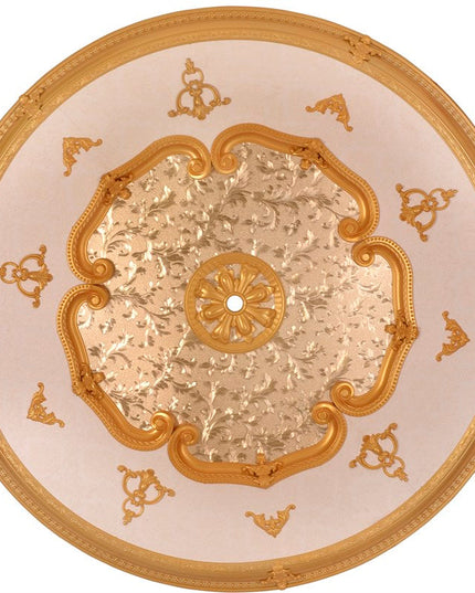 PALACE CEILING ROSE - POLYSTYRENE - DO150-A- CIRCULAR GOLD 150cm