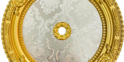 PALACE CEILING ROSE - POLYSTYRENE - DO60-A- CIRCULAR GOLD 60cm