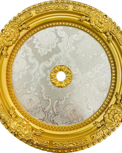 PALACE CEILING ROSE - POLYSTYRENE - DO60-A- CIRCULAR GOLD 60cm