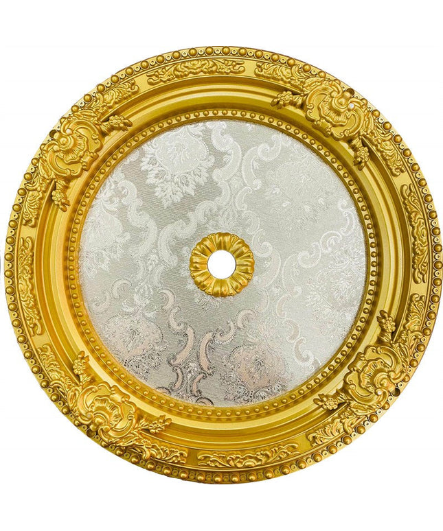 PALACE CEILING ROSE - POLYSTYRENE - DO60-A- CIRCULAR GOLD 60cm