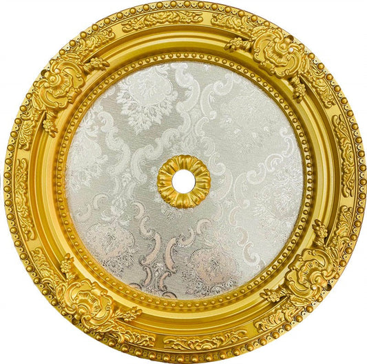 PALACE CEILING ROSE - POLYSTYRENE - DO60-A- CIRCULAR GOLD 60cm