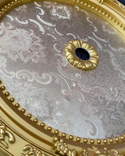 PALACE CEILING ROSE - POLYSTYRENE - DO60-A- CIRCULAR GOLD 60cm