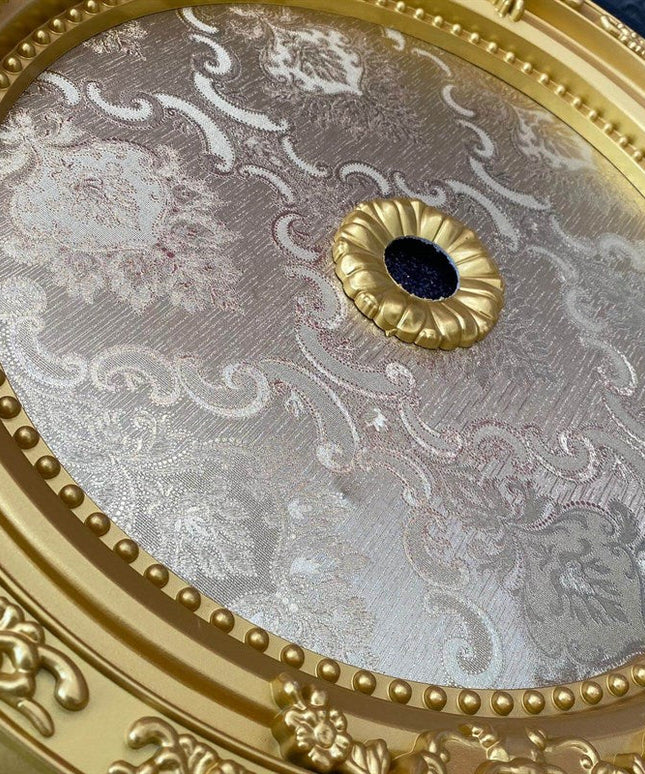 PALACE CEILING ROSE - POLYSTYRENE - DO60-A- CIRCULAR GOLD 60cm