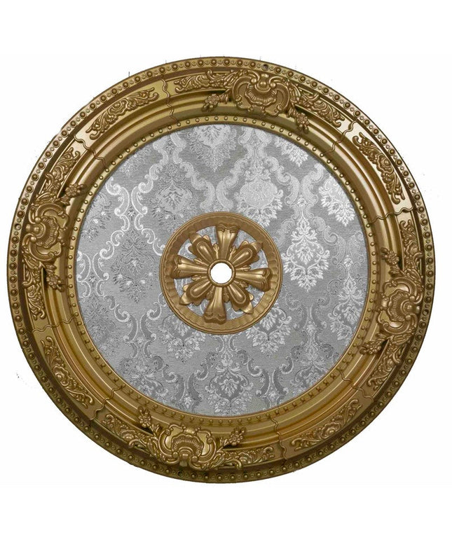 PALACE CEILING ROSE - POLYSTYRENE - DO90-A- CIRCULAR GOLD 90cm
