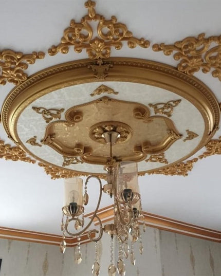 PALACE CORNER MOTIF - POLYSTYRENE - DGM23-A - GOLD 27*18cm