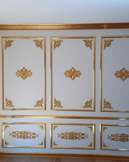PALACE CORNER MOTIF - POLYSTYRENE - DGM23-A - GOLD 27*18cm
