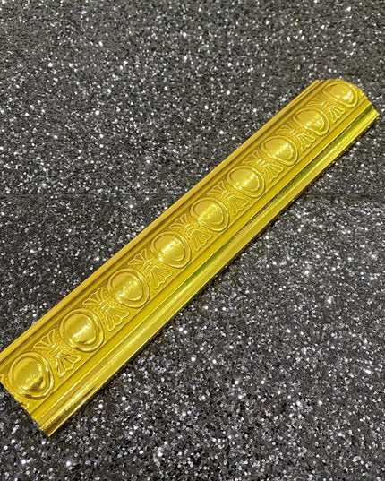 NEW AESTHETIC WALL DECORATION PALACE BORDER LATH MOLDING FINEST QUALITY  GOLD - DA40-A 4cm