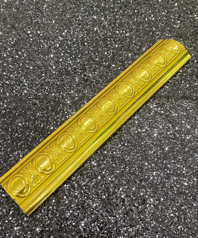 NEW AESTHETIC WALL DECORATION PALACE BORDER LATH MOLDING FINEST QUALITY  GOLD - DA40-A 4cm