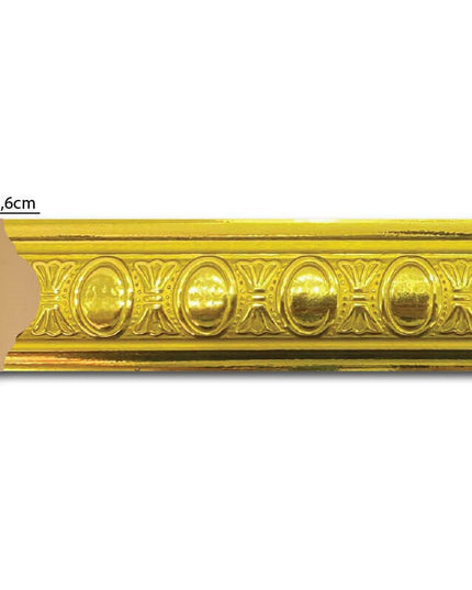 NEW AESTHETIC WALL DECORATION PALACE BORDER LATH MOLDING FINEST QUALITY  GOLD - DA40-A 4cm