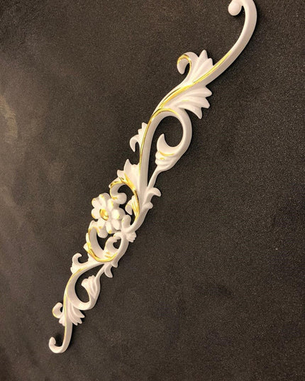 CEILING AND WALL MOTIF - POLYSTYRENE - DGP34-BA2 - DAISY WHITE GOLD 10*65cm