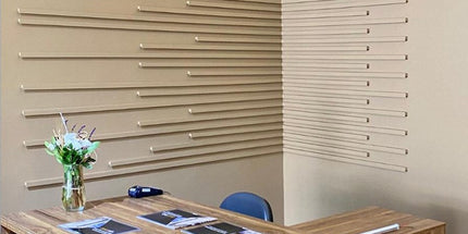 PAINTABLE PANELING FOR WALL AND CEILING DECORATION - POLYMER RAW MATERIAL - DV120-D2 12 cm