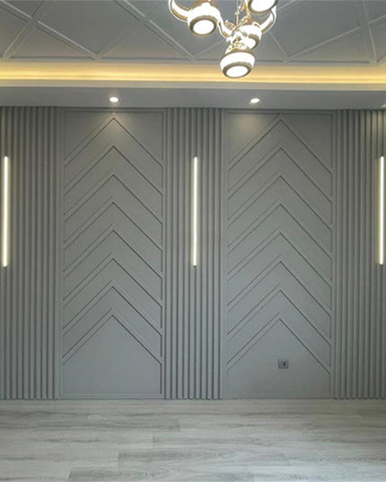 PAINTABLE PANELING FOR WALL AND CEILING DECORATION - POLYMER RAW MATERIAL - DV120-D2 12 cm