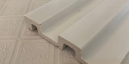 PAINTABLE PANELING FOR WALL AND CEILING DECORATION - POLYMER RAW MATERIAL - DV120-D2 12 cm