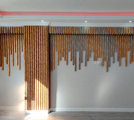 PANELING FOR WALL AND CEILING DECORATION - POLYMER RAW MATERIAL - DV120-AA 12 cm