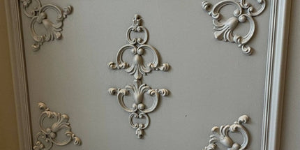 CORNER CEILING AND WALL MOTIF - POLYSTYRENE - DGM51-D2 - PAINTABLE 15*16 cm