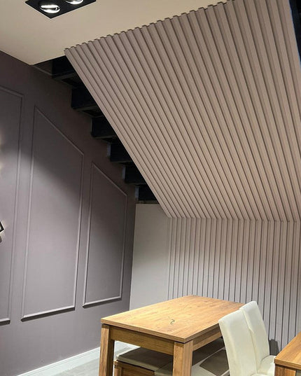 PAINTABLE PANELING FOR WALL AND CEILING DECORATION - POLYMER RAW MATERIAL - DV120-D2 12 cm