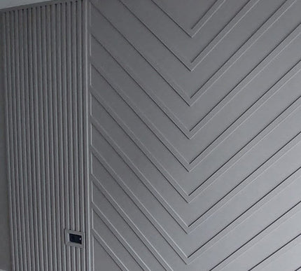 PAINTABLE PANELING FOR WALL AND CEILING DECORATION - POLYMER RAW MATERIAL - DV120-D2 12 cm